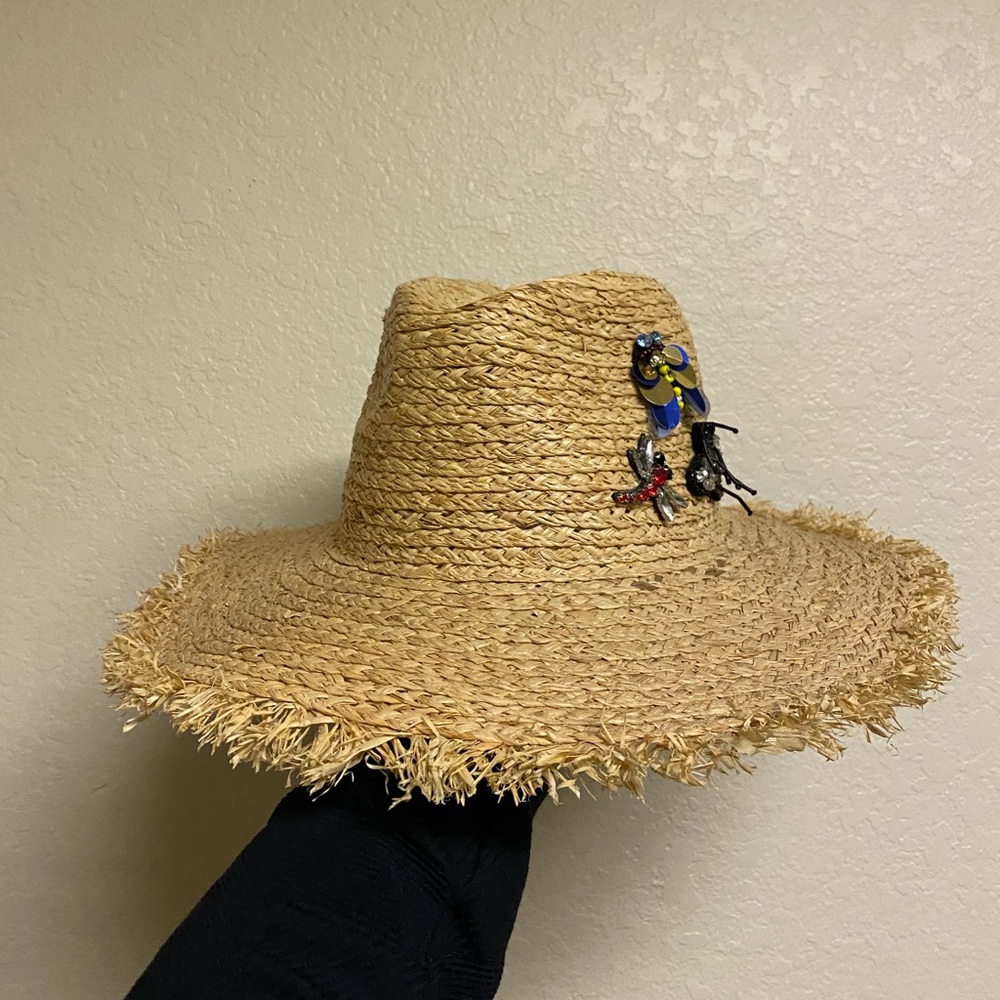 Steve Madden Sun Hat with Colorful Accents